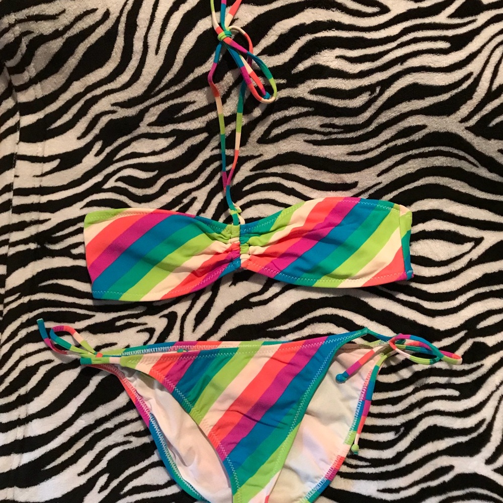 Rainbow Bikini Set